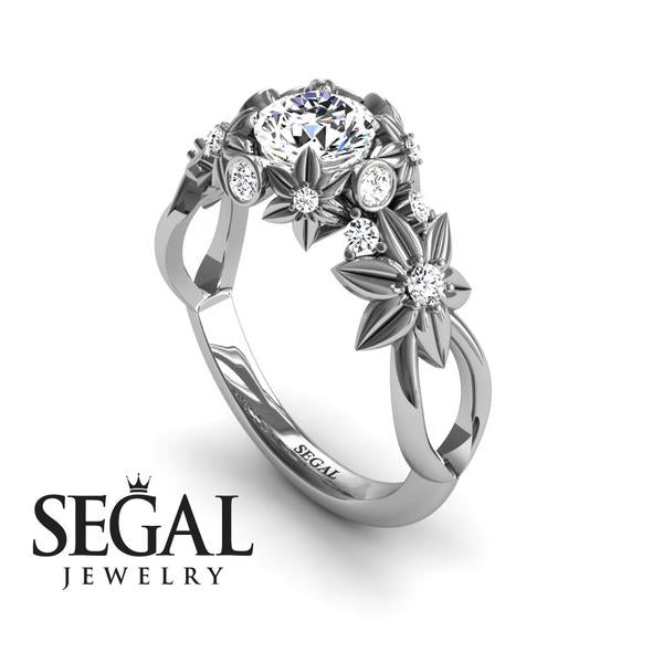 Flowers And Branches Diamond Ring - Katherine no. 27