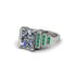 Unique Geometric Radiant Diamond Engagement Ring - Wilma No. 18 image 3