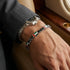 Black Diamond Tennis Bracelet with United Arab Emirates Flag no. 9