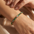 Emerald Tennis Bracelet with United Arab Emirates Flag no. 4 image 5