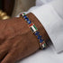 Sapphire Tennis Bracelet with United Arab Emirates Flag no. 13
