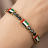 Black Diamond Tennis Bracelet with United Arab Emirates Flag no. 7 image 5