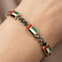 Black Diamond Tennis Bracelet with United Arab Emirates Flag no. 7
