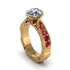 Diamond Victorian Scroll Engagement Ring - Kehlani No. 46 image 1