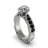 Diamond Victorian Scroll Engagement Ring - Kehlani No. 33 image 1