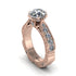 Diamond Victorian Scroll Engagement Ring - Kehlani No. 2 image 1