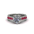 Diamond Victorian Scroll Engagement Ring - Kehlani No. 48 image 2