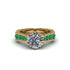 Diamond Victorian Scroll Engagement Ring - Kehlani No. 16 image 2