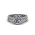 Diamond Victorian Scroll Engagement Ring - Kehlani No. 3