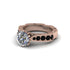 Diamond Victorian Scroll Engagement Ring - Kehlani No. 32 image 3