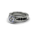 Diamond Victorian Scroll Engagement Ring - Kehlani No. 33 image 3