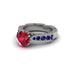 Ruby Victorian Scroll Engagement Ring - Kehlani No. 72 image 3