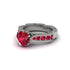 Ruby Victorian Scroll Engagement Ring - Kehlani No. 57 image 3