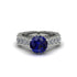 Sapphire Victorian Scroll Engagement Ring - Kehlani No. 15 image 2