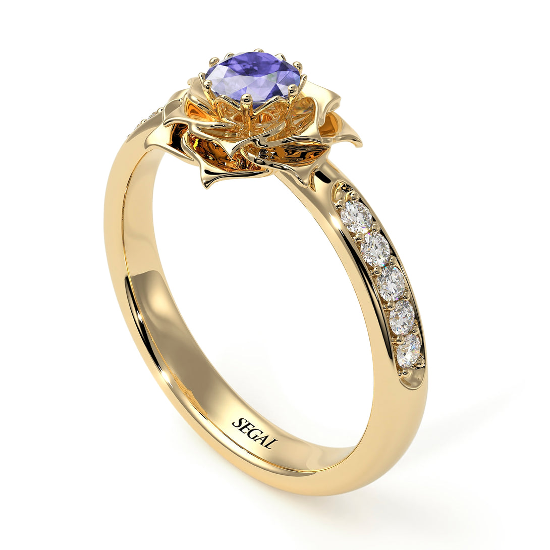 A lady's Rose Tanzanite Ring- Elena no. 201