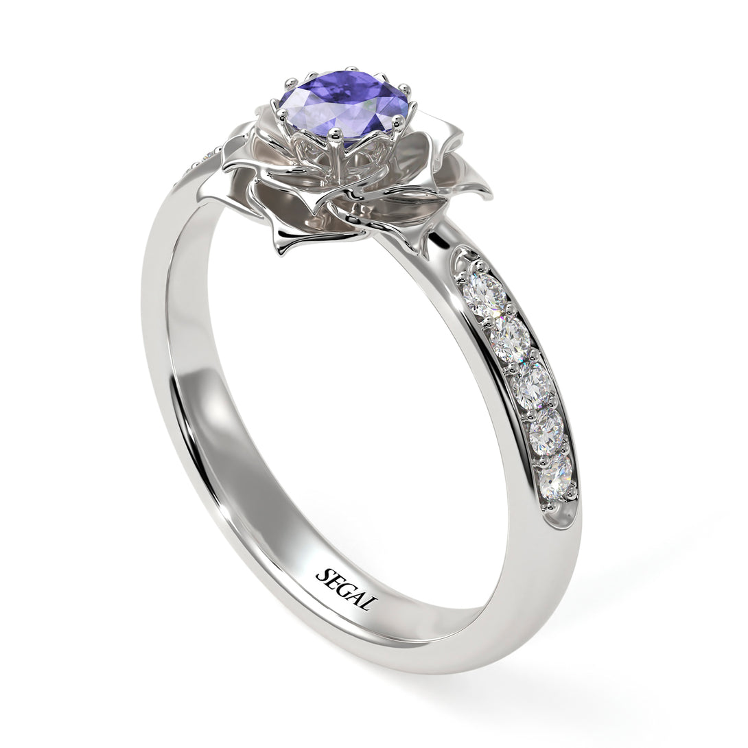 A lady's Rose Tanzanite Ring- Elena no. 203
