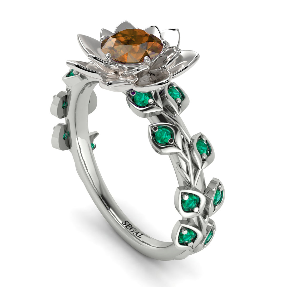 Lotus Flower And Leaves - Anna no. 1103