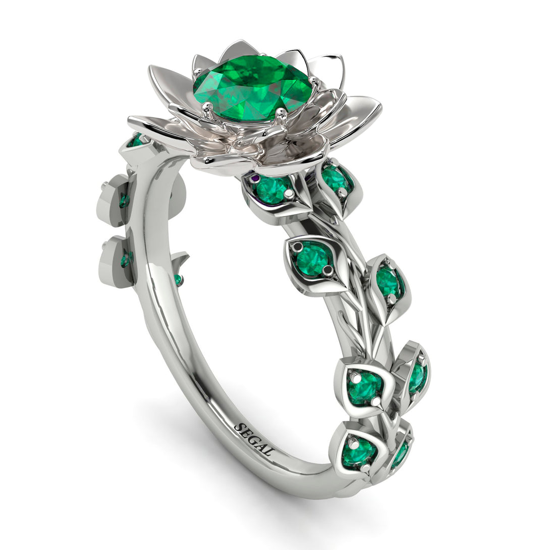 Lotus Flower And Leaves - Anna no. 15