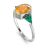 Geometrical Bezel Yellow Diamond Ring - Trinity No. 1006