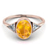 Geometrical Bezel Yellow Diamond Ring - Trinity No. 1002