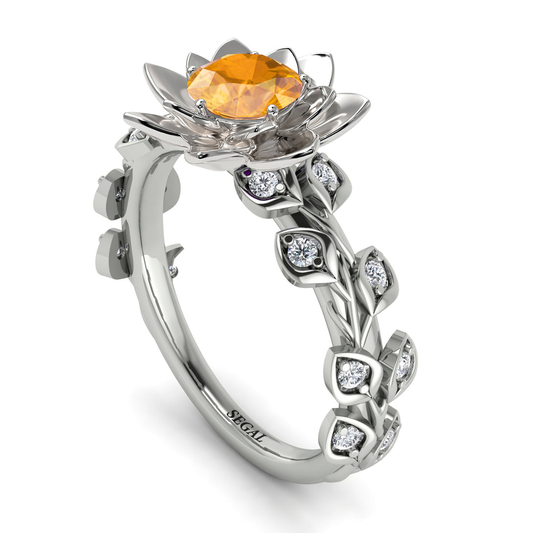 Lotus Flower And Leaves - Anna no. 606