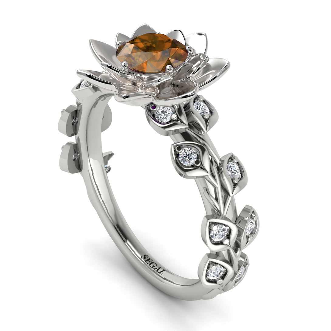 Lotus Flower And Leaves - Anna no. 1106