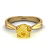Solitaire Twist Shank Citrine Ring - Eleanor No. 601 image 3