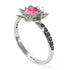 Lotus Flower Pink Moissanite ring - Lotus no. 806