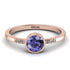 Bezel Minimalist Tanzanite Ring - Kinsley No. 202 image 1