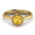 Solitaire Minimalist Citrine Ring - Eden No. 601 image 3