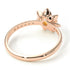Lotus Flower Yellow Diamond ring - Lotus no. 1002