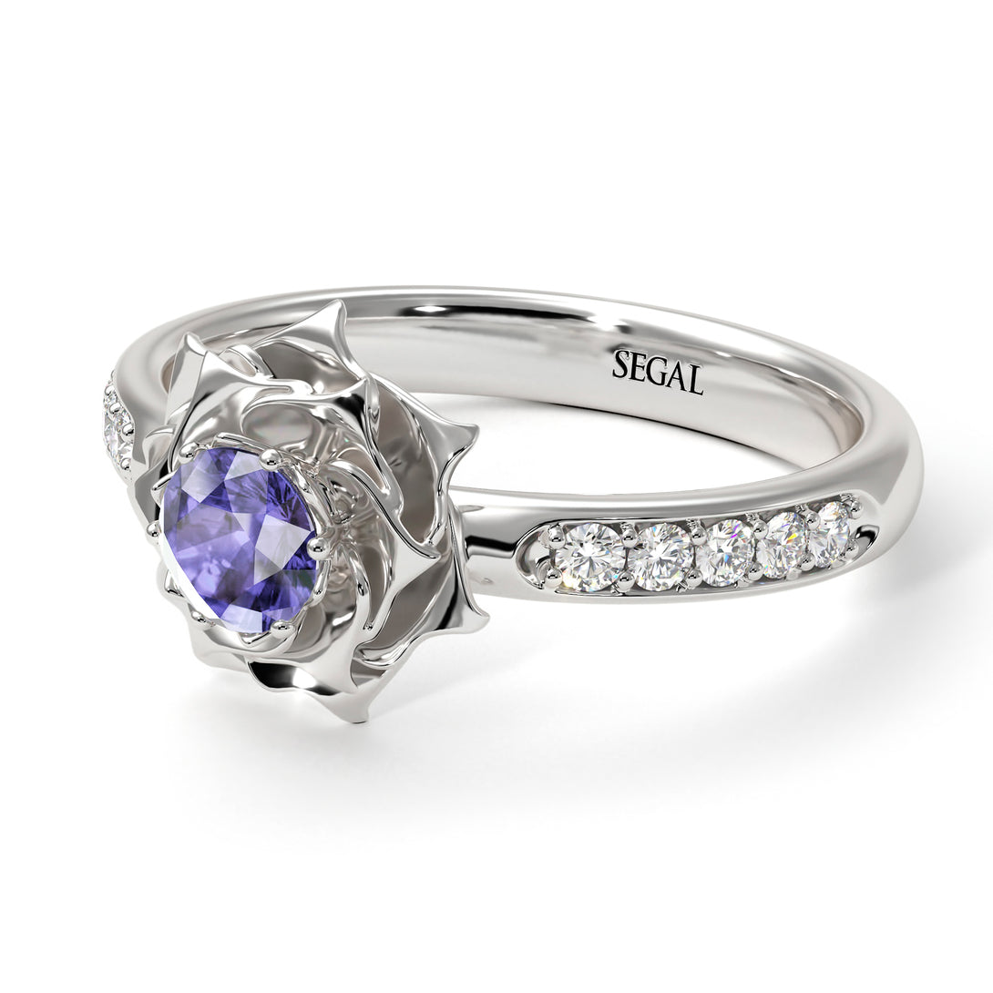 A lady's Rose Tanzanite Ring- Elena no. 203