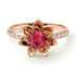 Lotus Flower Ruby ring - Lotus no. 14