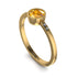 Bezel Minimalist Yellow Diamond Ring - Kinsley No. 1001