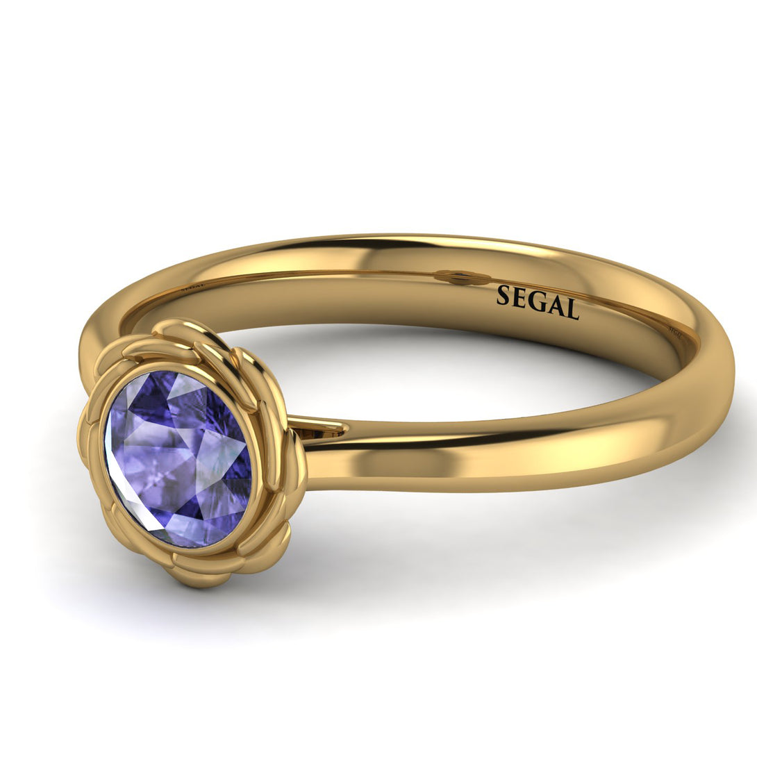 Solitaire Minimalist Tanzanite Ring - Eden No. 201