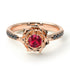A lady's Rose Ruby Ring - Elena no. 26