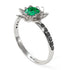 Lotus Flower Emerald ring - Lotus no. 24