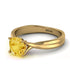 Solitaire Twist Shank Citrine Ring - Eleanor No. 601 image 2
