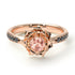 A lady's Rose Morganite Ring- Elena no. 905