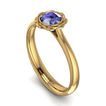 Solitaire Minimalist Tanzanite Ring - Eden No. 201 image 1