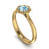 Solitaire Minimalist Aquamarine Ring - Eden No. 401
