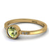 Bezel Minimalist Peridot Ring - Kinsley No. 701 image 3