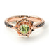 A lady's Rose Peridot Ring- Elena no. 705