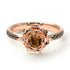 A lady's Rose Brown Diamond Ring- Elena no. 1105