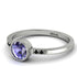 Bezel Minimalist Tanzanite Ring - Kinsley No. 206