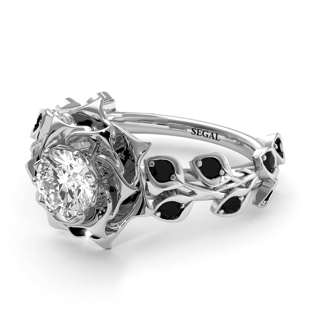 Rose Flower And Leaves - Diana no. 15