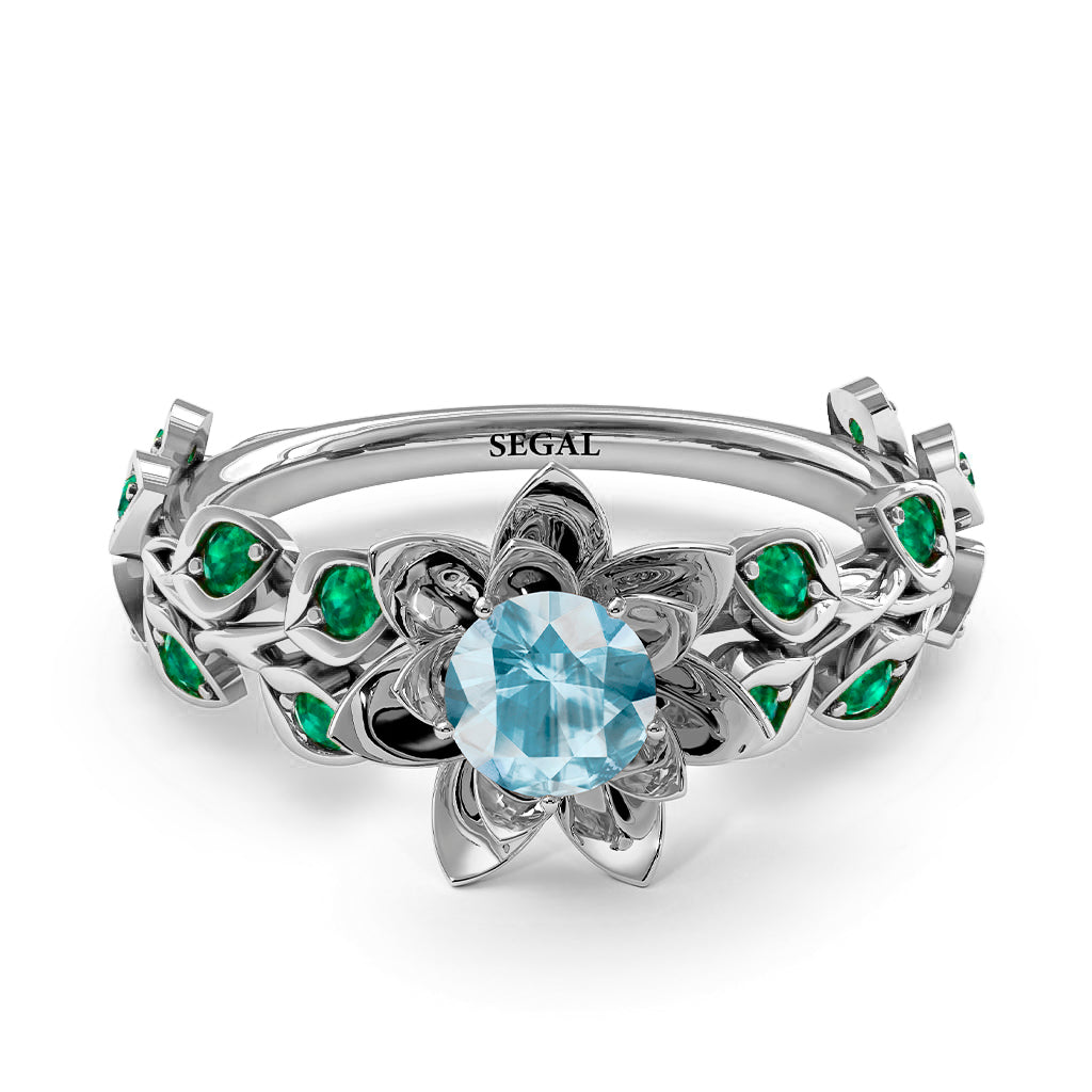 Lotus Flower And Leaves - Anna no. 403