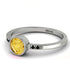 Bezel Minimalist Citrine Ring - Kinsley No. 606 image 3