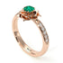 A lady's Rose Emerald Ring - Elena no. 17