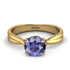 Solitaire Twist Shank Tanzanite Ring - Eleanor No. 201 image 3